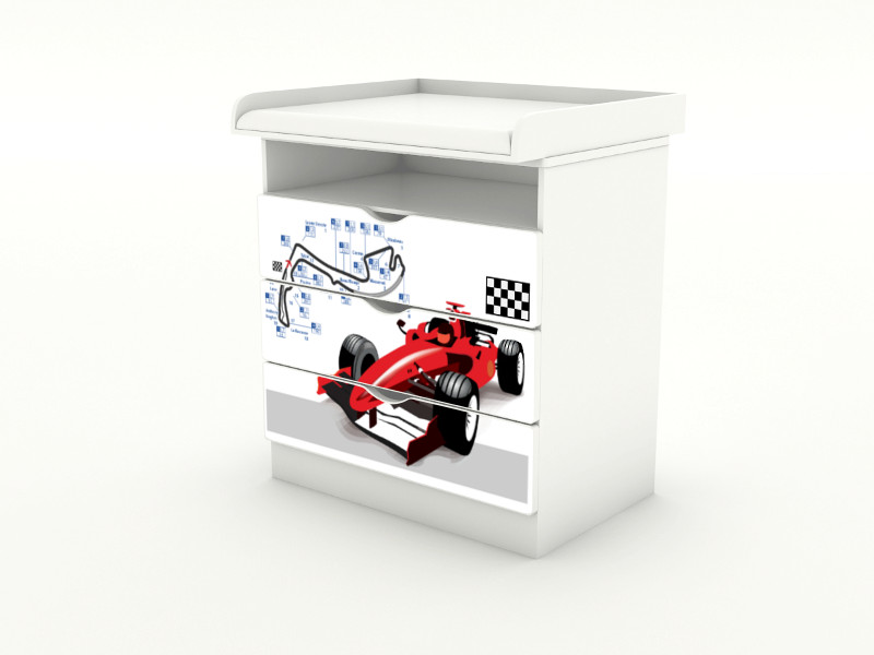 Becks komoda s odnímateľným prebaľovacím pultom Formula